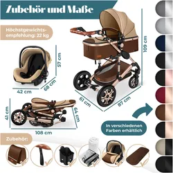 Kesser, Kinderwagen, 4in1 Loops (0 Monate - 4 Jahre)