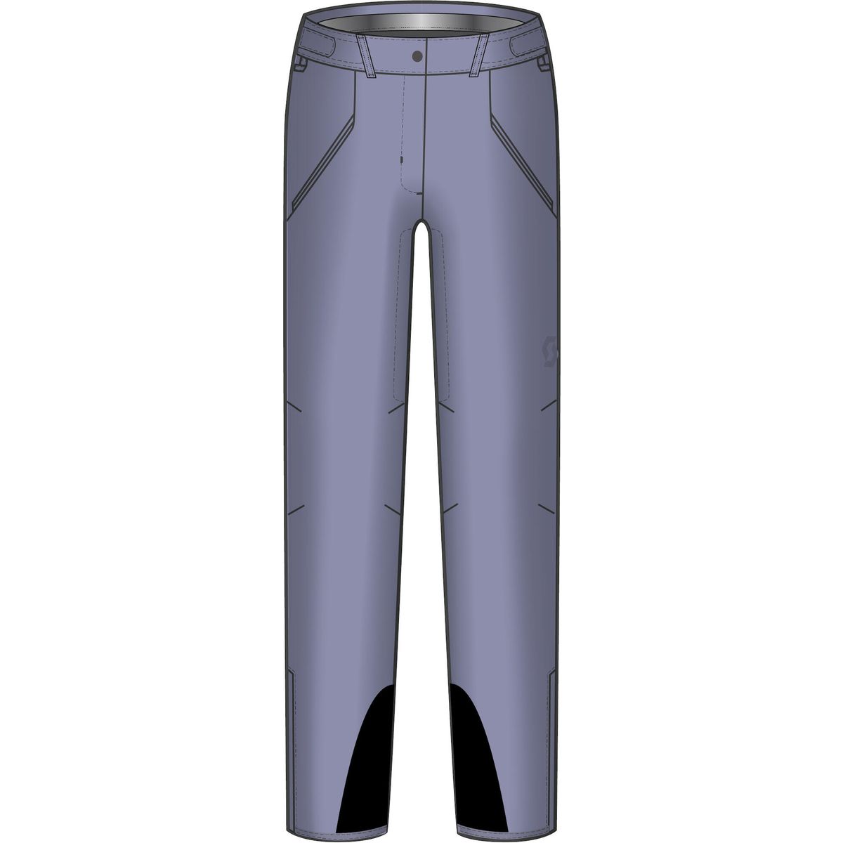 Scott Pants W's Ultimate DRX heather purple (7634) XL 2777177634009