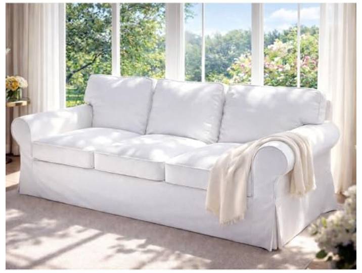 Couverture de Remplacement Ektorp 3 Place Sofa Fait sur Mesure pour Ektorp Sofa