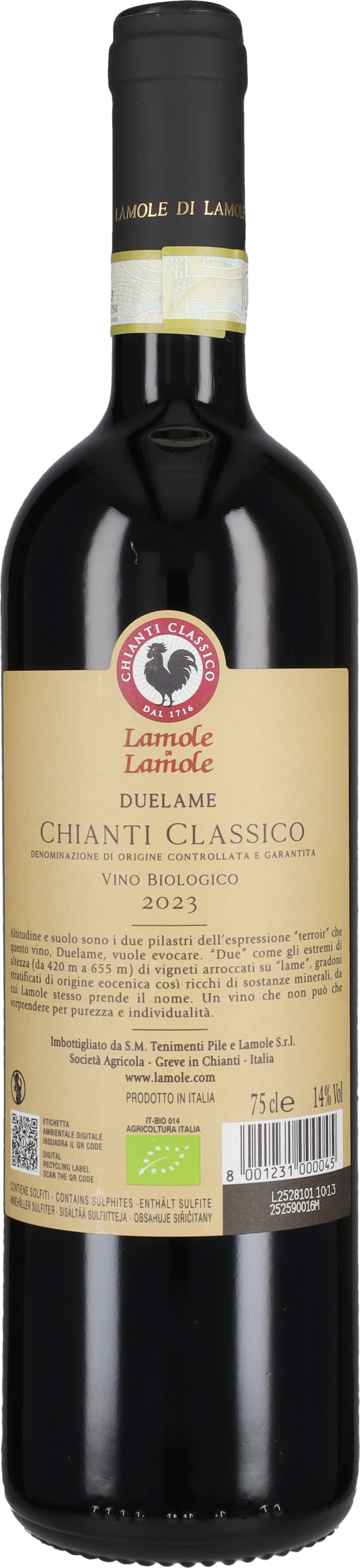Lamole di Lamole Chianti Classico 'Duelame' 2023