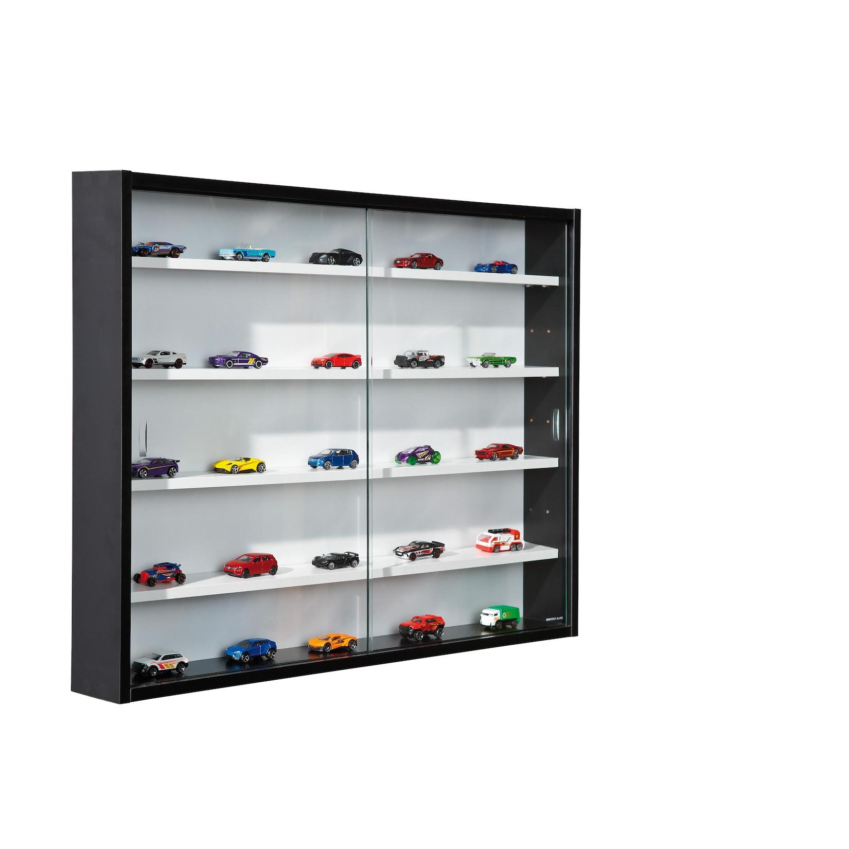 Inter Link Sammlervitrine Gewürzschrank Hängevitrine Wandregal Collecty - Schwarz/Weiß