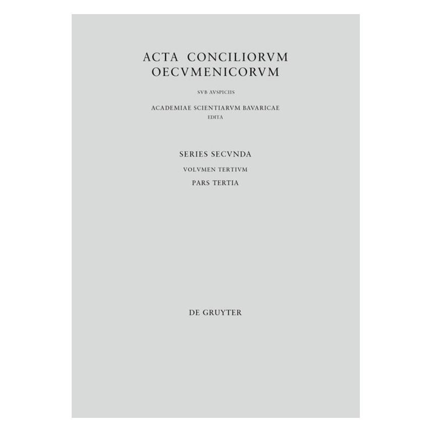 De Gruyter Concilium Universale Nicaenum Secundum. Concilii Actiones VI-VII (Deutsch, Softcover, Erich Lamberz) (55825913)