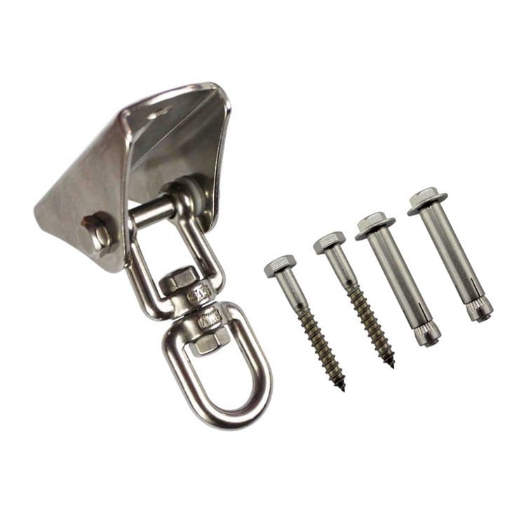 XIVADA Schommelhaak Set RVS Zilver B/D/H: 9 x 4 x 11 cm