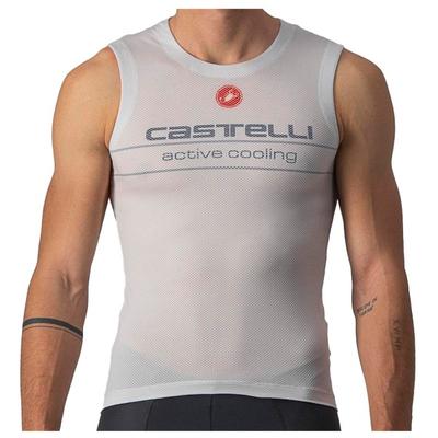 Castelli - Active Cooling Sleeveless - Kunstfaserunterwäsche Gr L grau