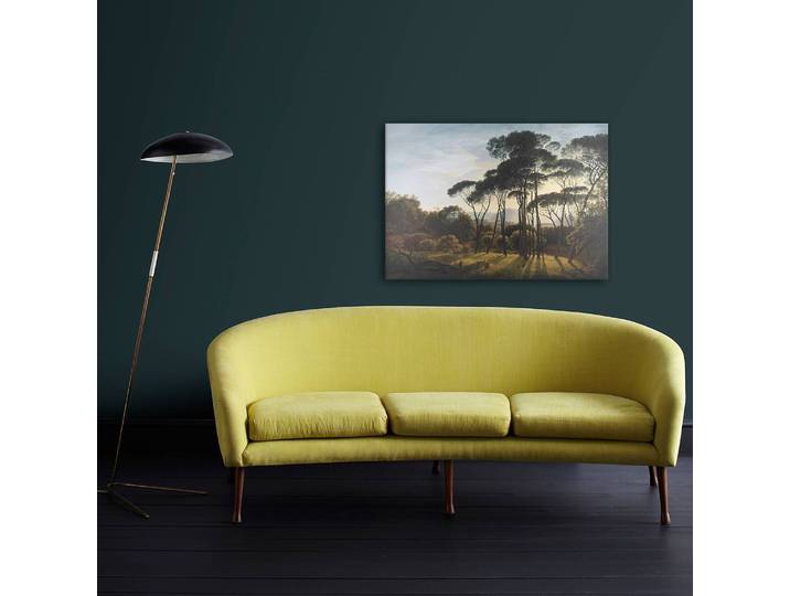 Impression sur toile Paysage italien Lin Multicolore 100 x 70 x 3cm