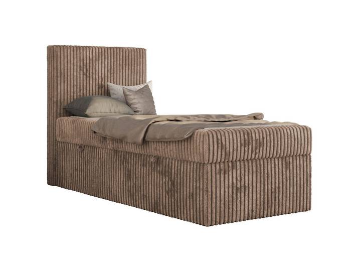 JUGENDBETT TILIO 90/200 - Braun - H4 - Links Seite