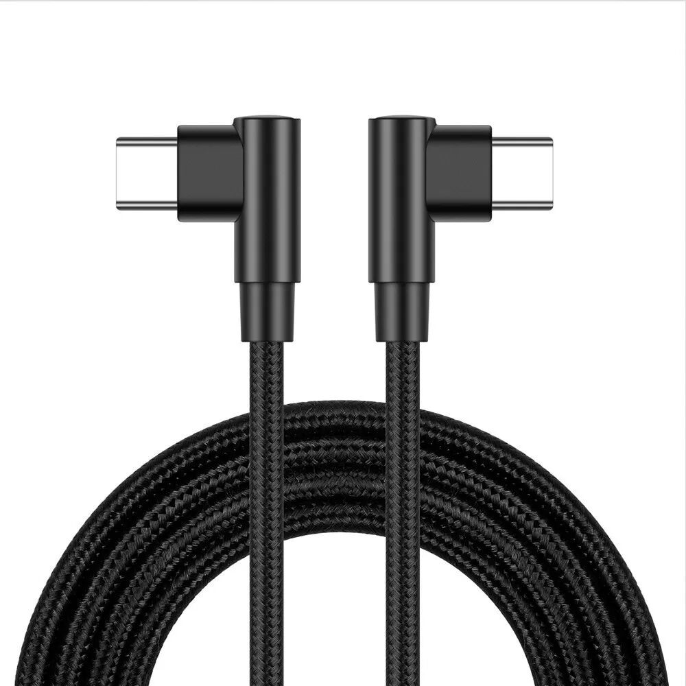 INF Abgewinkeltes Datenkabel - USB-C auf USB-C 2 m