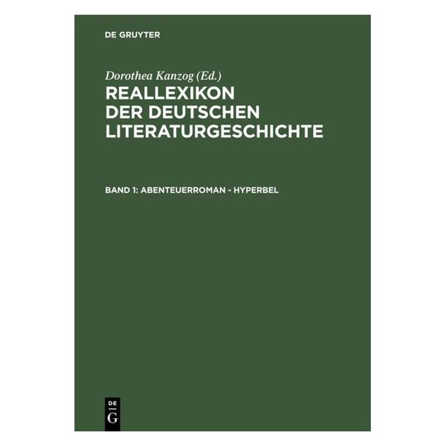 De Gruyter Abenteuerroman - Hyperbel (Deutsch, Hardcover) (67770998)
