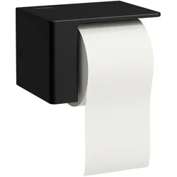 LAUFEN VAL Papierrollenhalter, rechts, H8722807160001, Farbe: Schwarz Matt