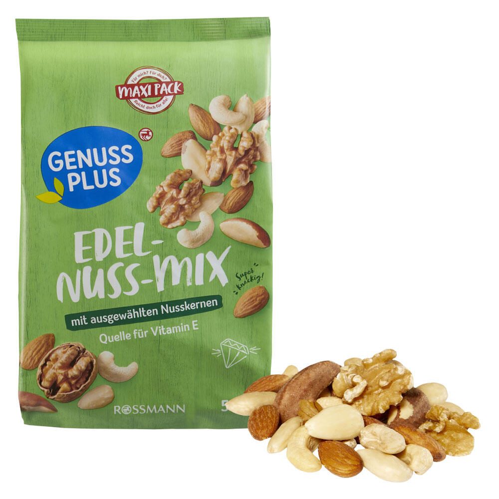 GENUSS PLUS EDEL-NUSS-MIX Nüsse 500,0 g 4305615908946