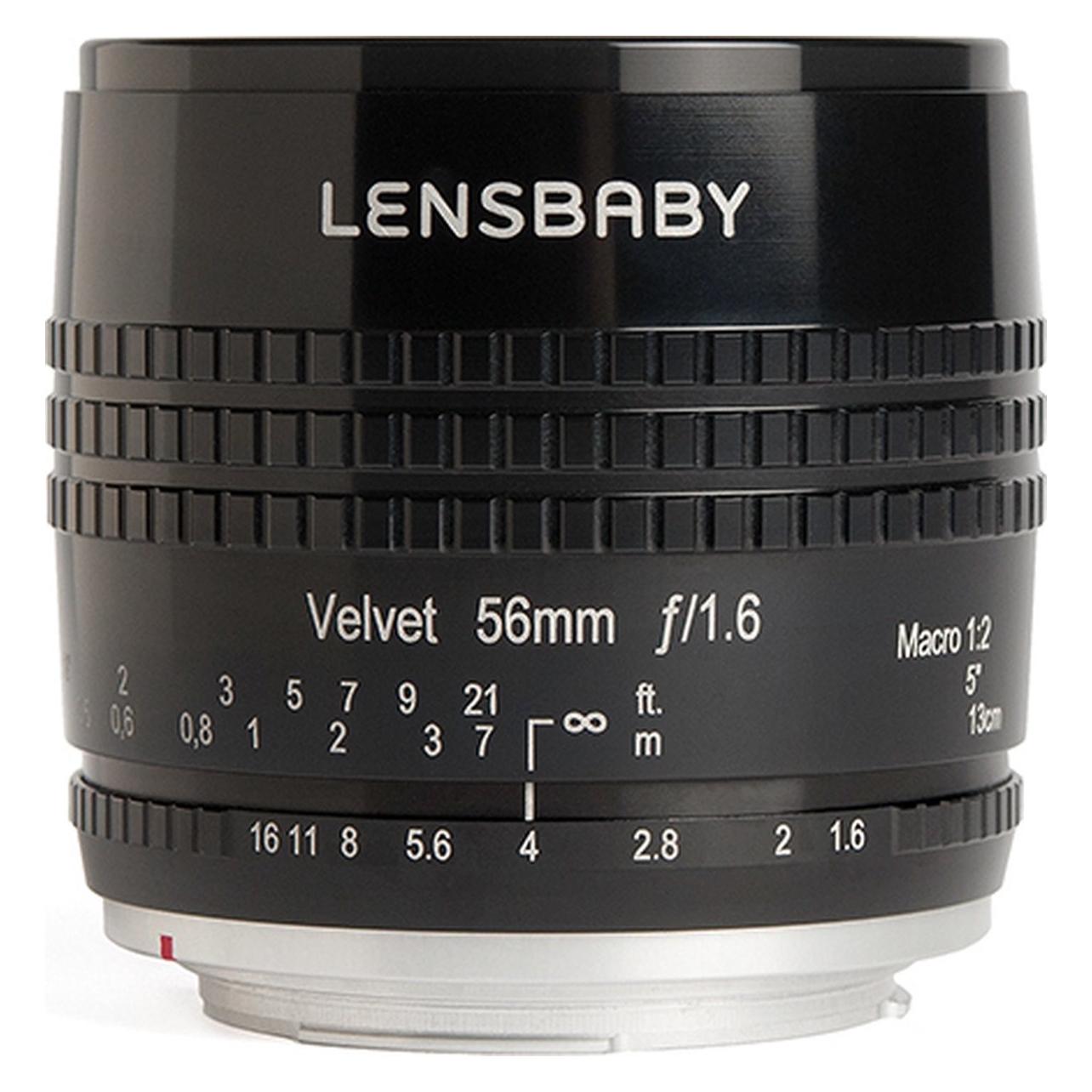 Lensbaby Velvet 56mm, f/1.6 für Nikon (Nikon F, Vollformat) (VELV56NIBK)