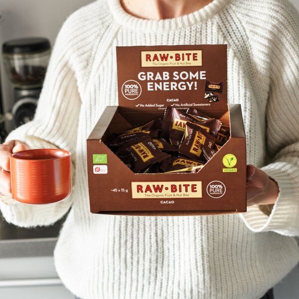 Rawbite Cacao Officebox, 45 Bites
