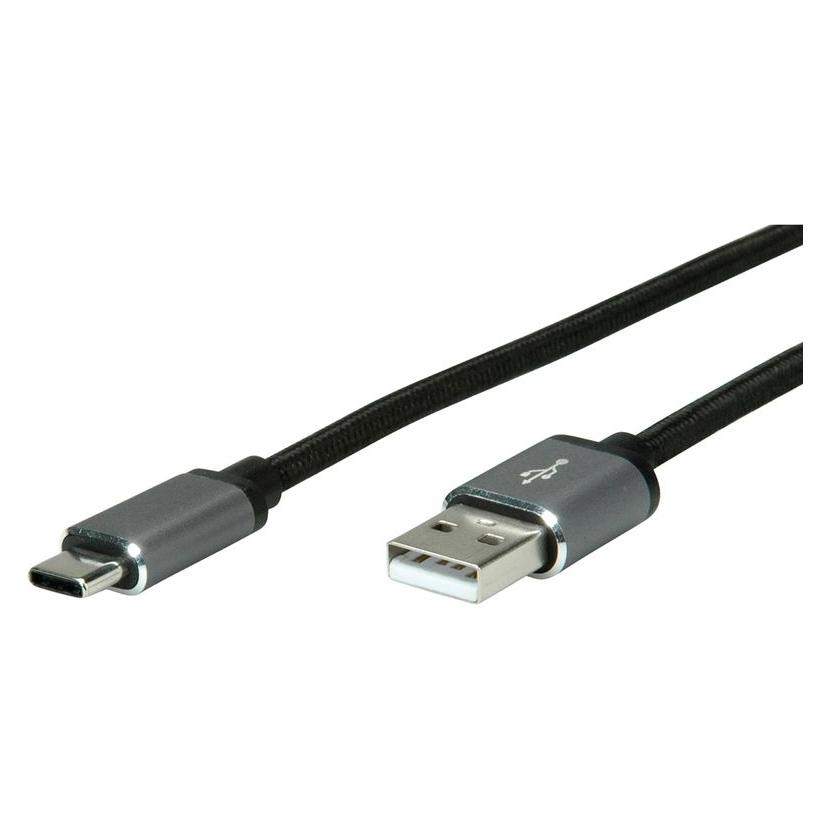 Roline USB A - USB C (0.80 m, USB 2.0) (11.02.9027)