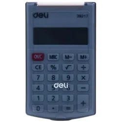 Deli, Taschenrechner, 39217 Black (Batteriebetrieb, Solarenergie)