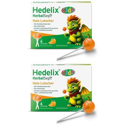 Hedelix HerbalSept Hals Lutscher Kids 2x 2x6 St Bonbons