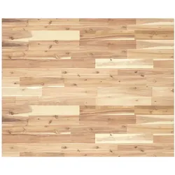 vidaXL Tischplatte Rechteckig 100x80x2 cm Massivholz Akazie