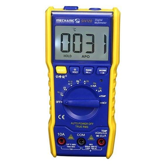 Ecoiffier Consumables! Mechanic MECHANIC SIV120 Digital Multimeter (Hand-Multimeter) (56316423)