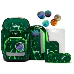 ergobag PACK LUMI Schulrucksack-Set Bärtastisch, 6-teilig