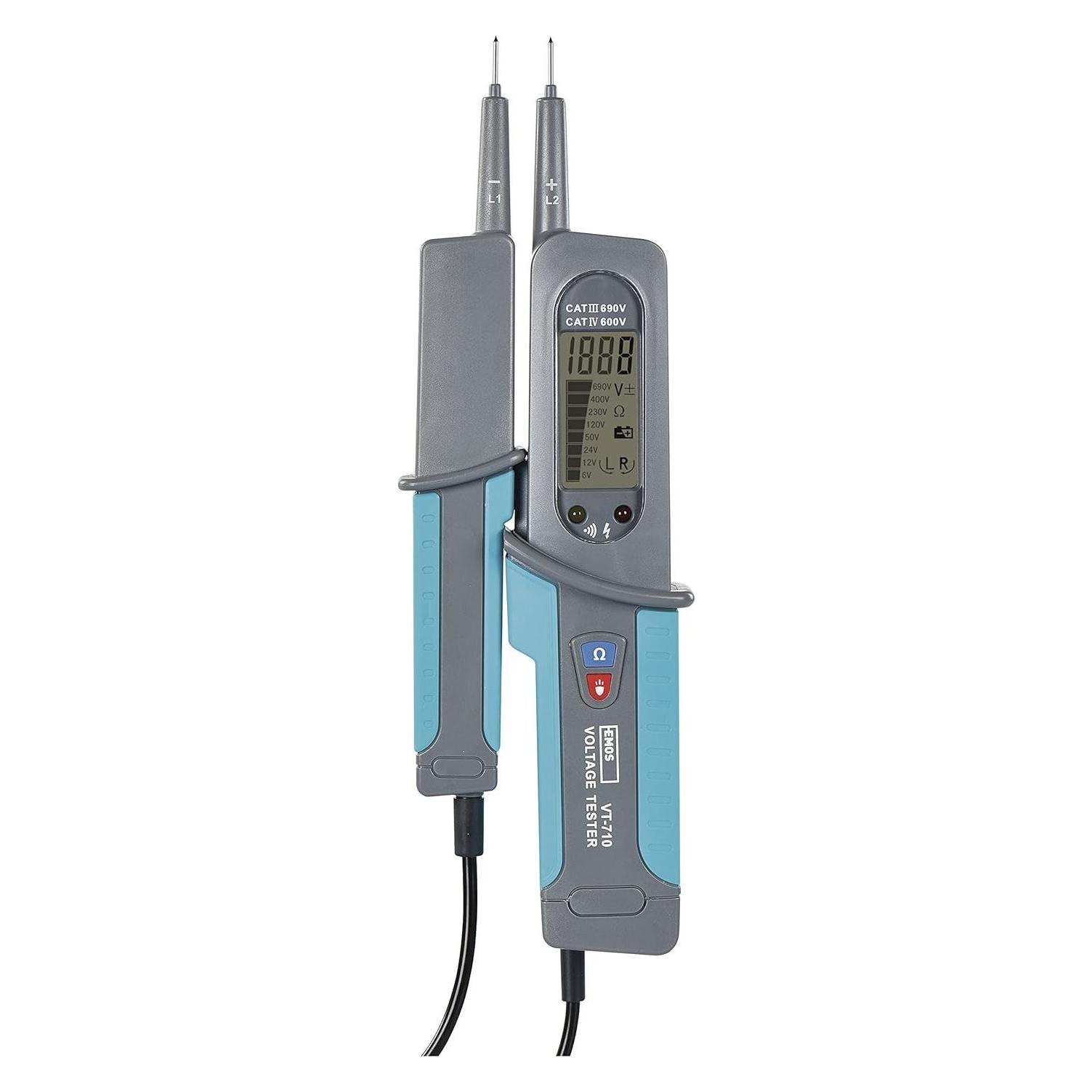 Emos Spannungsprüfer VT-710 (CAT III 690V, CAT IV 600V, Hand-Multimeter) (2201013000)