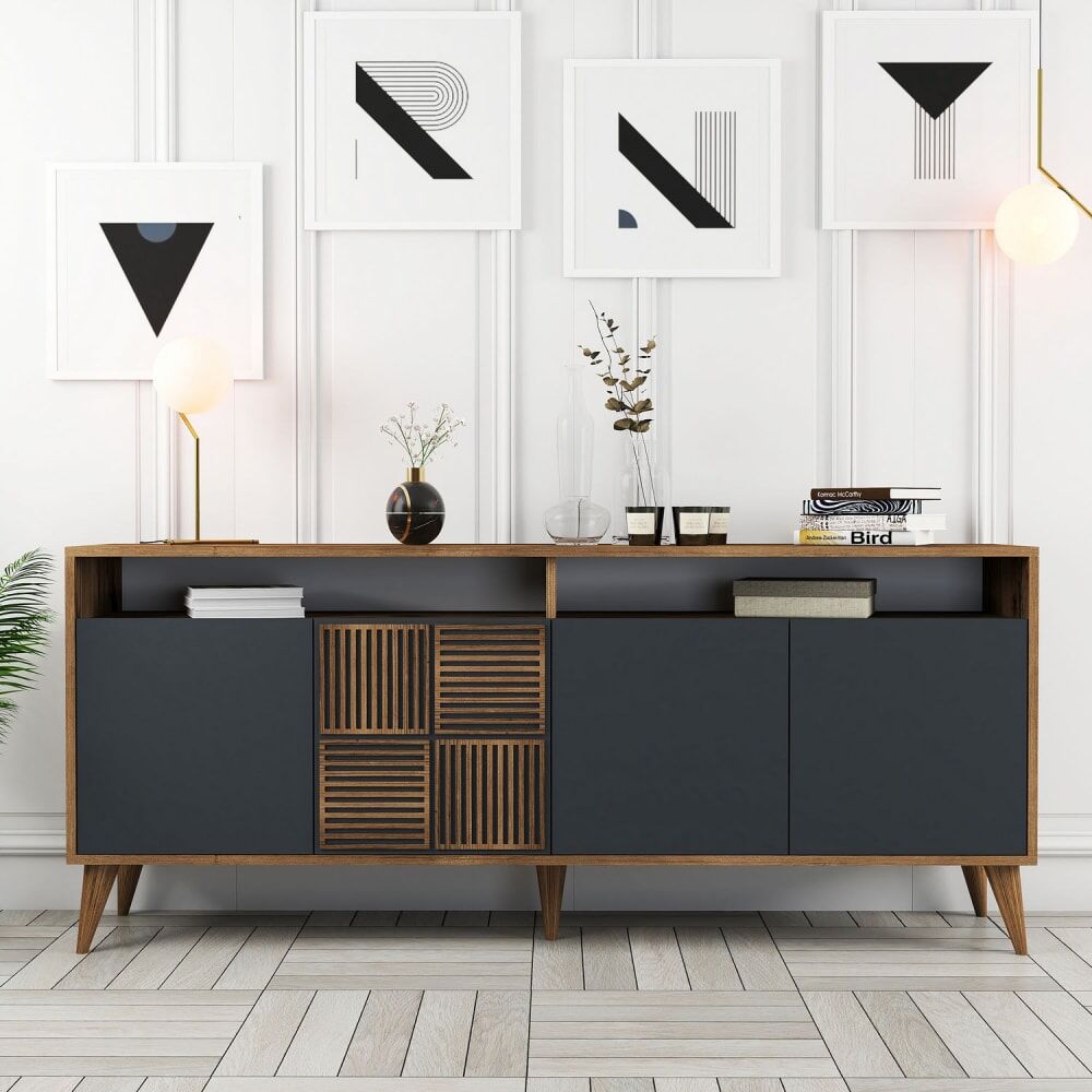 Habitat & Jardin Buffet en Beige 180x79x35cm