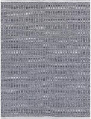 EXQUISITE RUGS Echo Indoor/Outdoor Flatweave PET yarn Ivory/Grey Area Rug.