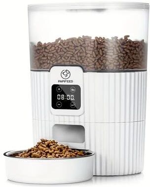 Uplifted Finds Automatic Pet Feeder WiFi Remote Smart Food Dispenser For Cats And Dogs wifi White