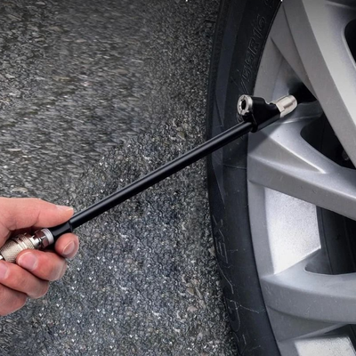 Dual Head Air Chuck For Large Vehicles, Leak Free Tire Inflation Dual Head Air Chuck For Large Vehicles, Leak Free Tire Inflation