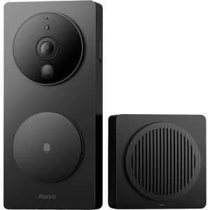 Aqara Türklingel G4, Funk Set, mit Kamera, WLAN, App-fähig, wasserdicht, Full HD Video
