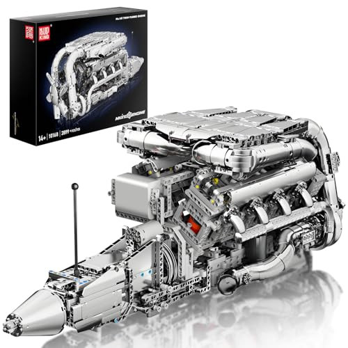 Mould King 10168 Techniek V8 Motor Bouwset voor Volwassenen met 2899 Onderdelen