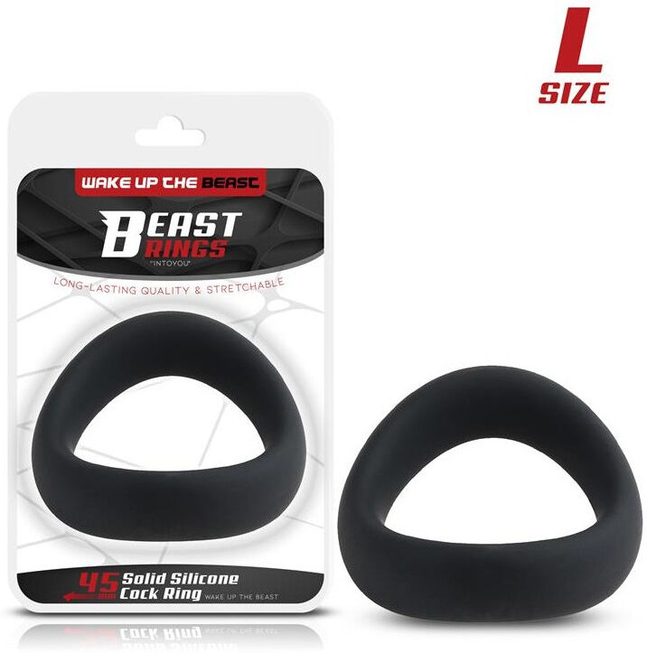 BEAST RINGS Anneau pénien en silicone solide 50 mm taille L