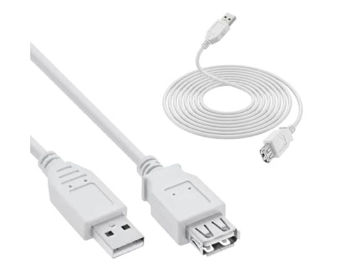 InLine 34633 USB 2.0 verlenging, stekker/bus, type A, beige, 0,3 m