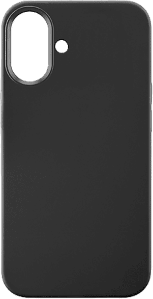 Funda móvil - CellularLine Sensation, Para Apple iPhone 16 Plus, Soft-touch, Silicona, Microfibra, Negro