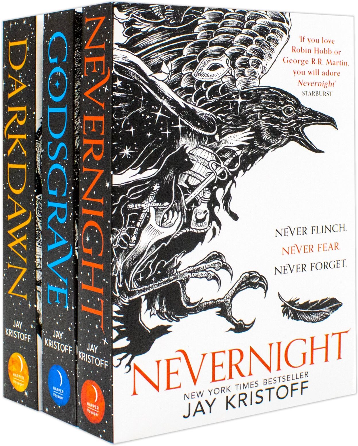 HARPERCOLLINS The Nevernight Chronicle Complete Collection 3 Books Set by Jay Kristoff - Nevernight, Godsgrave, Darkdawn