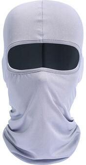 Perfect Picks Market ArcticShield Balaclava Face Mask For Motorcycle Riding, Skiing & UV Sun Protection light Gray