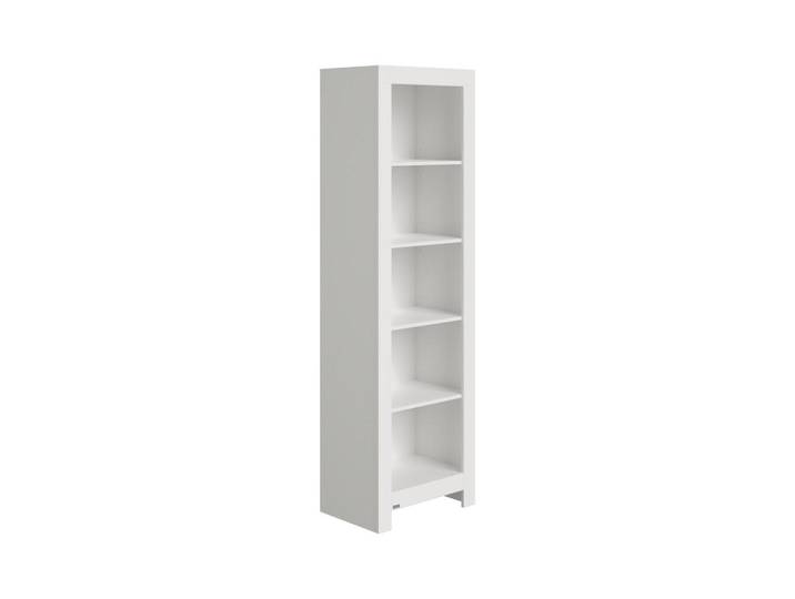 Paidi Regal, Weiss, Holzwerkstoff, 4 Fächer, 63.1x205.3x39.3 cm, Blauer Engel, Beimöbel erhältlich, stehend, Wohnzimmer, Regal, Bücherregale