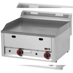 A&S polarny Gastro Gas-Doppel-Griddleplatte Grill Grillplatte Bratplatte 660x600x290 mm
