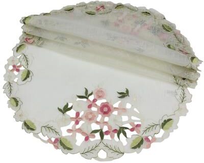 Xia Home Fashions Fairy Garden Doilies-Set of 4