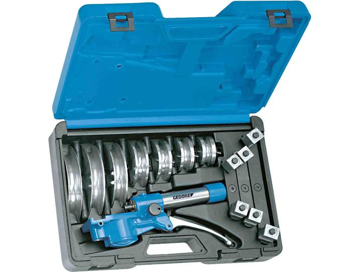 Gedore Jeu de cintrage de tubes à main\, hydraulique\, 8 pièces 245610