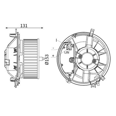 MAHLE Innenraumgebläse AB 426 000S für CUPRA