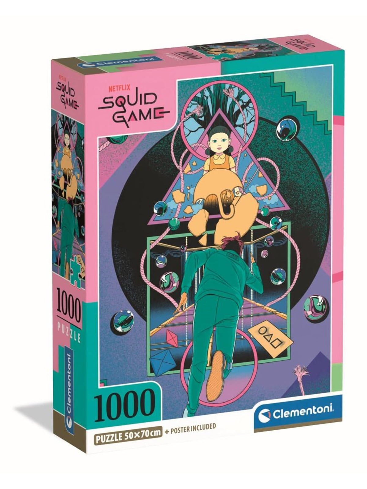 Clementoni Puzzle HQC Squid Game 2, 1000-teilig 2D Puzzles