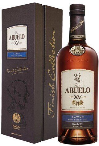 Abuelo Estuche ron XV años Tawny Port Cask Finish.