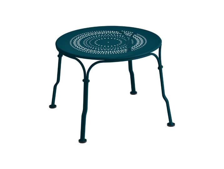 Beistelltisch, Stahl, Ø 45 cm, Wetterbeständig, Klassisch & Modern, Fermob 1900