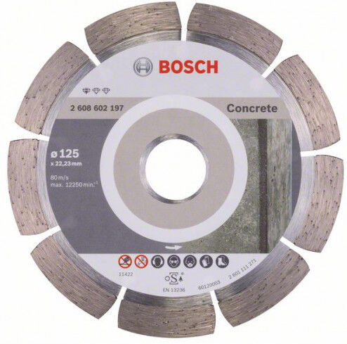Bosch Disque a tronçonner diamanté Standard for Concrete 125x22,23mm 2608602197