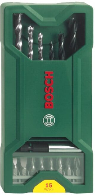 Set mixte Mini-X-Line de 15 pièces ; Bosch (2607019579)