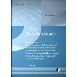 Notariatskunde, Fachbücher von Hermann J. Fassbender