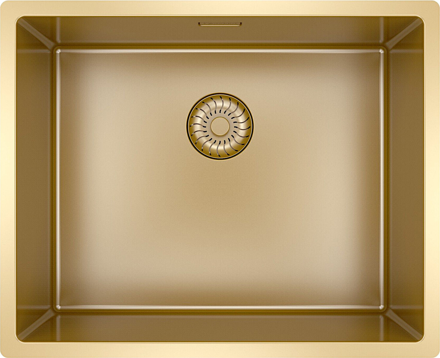 CARESSI Spüle CAPPO R10 GOLDEN LINE mit kompletten Montagezubehör / ab 60 cm Schrankbreite / Einbauspüle