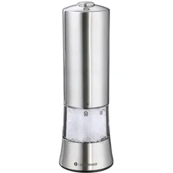Zassenhaus Gera, Pfeffermühle + Salzmühle, Silber, Transparent