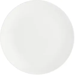 La Porcellana Bianca Essenziale Servierplatte rund Coup 30 cm Weiß