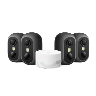 eufyCam C35 4-Cam Kit (Black) Black