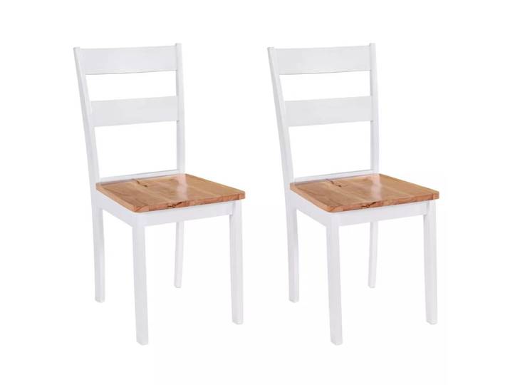 VidaXL - Esszimmerstuhl holz, One Size, Weiss
